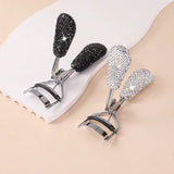 Bling Rhinestone Eyelashes Curler Shiny Crystal Curling Wide-Angle Eye Lashes Clip Cosmetic Beauty Makeup Eyelashes Tool