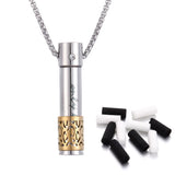 2024 New Aromatherapy Jewelry Necklaces Essential Oil Diffuser Necklace Stainless Steel Open Locket Aroma Scent Perfume Necklace