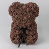 Valentine'S Day Gift Rose Bear Eternal Flower Rose Teddy Bear PE Foam Bear 25Cm Valentines Day