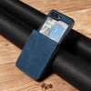 For Samsung Galaxy Z Flip 5 4 Magnetic Leather Flip Card Wallet Stand Case Cover