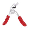 Bling Rhinestone Eyelashes Curler Shiny Crystal Curling Wide-Angle Eye Lashes Clip Cosmetic Beauty Makeup Eyelashes Tool