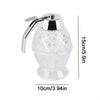 Honey Syrup Dispenser Pot No Drip Container Honey Jars Push-Type Oil Pot Honey Dispenser Pot Sauce Bottle Sealed Jar Funnel