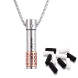 2024 New Aromatherapy Jewelry Necklaces Essential Oil Diffuser Necklace Stainless Steel Open Locket Aroma Scent Perfume Necklace