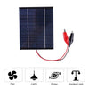 Waterproof Solar Panel 5W 12V Small Cell Module Polysilicon Board Outdoor DIY Solar Charger 1136X110Mm for 9-12V Battery Chargin