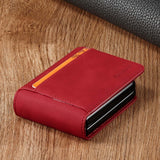 For Samsung Galaxy Z Flip 5 4 Magnetic Leather Flip Card Wallet Stand Case Cover