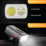 LED Bicycle Headlight USB Rechargeable Bicycle Front Lamp 6 Gears Power Display Bike Flashlight Bicycle Accessories