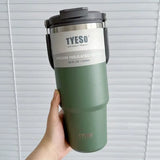 Stainless Steel Coffee Cup Cold and Hot Double-Layer Insulated Cup Tumbler Thermo Water Bottle Car Travel Mug Vacuum Cup