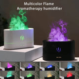 Portable Cool Mist Usb Led Change Color Room H2O Air Fire Flame Humidifier Aroma Essential Oil Diffuser Humidifier