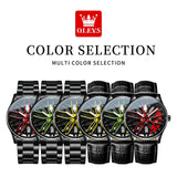 Wheel Men'S Luxury Watch Waterproof Rotary Sport Car Rim Man Watch High Quality Fashion Best Selling Quartz Men'S Watches