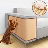 Strong Bamboo Cat Scratch Mat Wall Sofa Protection Cat Scratch Board Pad Cat Paws Sharpen Mats Massage Self Wear-Resistant Mat