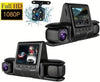 Car DVR Camera 3 Camera Lens Car DVR Dual Lens Camera 1080P HD Dash Camera Video Recorder 24H Parking Monitoring Dashcam