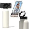 Insulated Water Bottle Compatible Magsafe Water Bottle with Phone Holder,Stainless Steel Water Bottle with Magnetic Phone Tripod