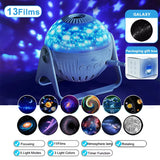 Planetarium Galaxy Night Light Projector 360° Adjustable Star Sky Night Lamp for Bedroom Home Kids Birthday Gift