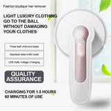 Electric Sweater Shaver Rechargeable Pilling Fuzz Remover Multifunctional Ergonomic Grip Handle for Clothes and Furniture