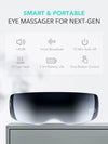 E7 Eye Massager with Heat, Vibration Bluetooth Music Smart Eye Massager for Migraines, Adaptive Temple Massage for Eye Relax