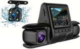 Car DVR Camera 3 Camera Lens Car DVR Dual Lens Camera 1080P HD Dash Camera Video Recorder 24H Parking Monitoring Dashcam