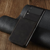 For Samsung Galaxy Z Flip 5 4 Magnetic Leather Flip Card Wallet Stand Case Cover