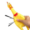 Pet Dog Chew Toys Things for Dogs New Exhaust Chicken Fun and Durable Interactive Dog Toy Yellow Rubber 17CM 31CM Accessories