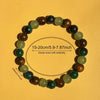 1pc/ Attract Wealth and Prosperity Bracelet Made of Natural Stone with Wooden Beads Handmade Bracelet Men Women Jewelry Fashiona