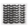 LANJINGLIN 3/5/16 Pairs Multipack Mink Eyelashes Set False Lashes Makeup 3D Mink Lashes False Eyelash Extension Wholesale Lash