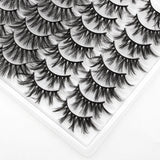 LANJINGLIN 3/5/16 Pairs Multipack Mink Eyelashes Set False Lashes Makeup 3D Mink Lashes False Eyelash Extension Wholesale Lash