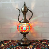 Newest Mediterranean style Art Deco Turkish Mosaic Table Lamp Handcrafted mosaic Glass romantic bed light