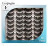 LANJINGLIN 3/5/16 Pairs Multipack Mink Eyelashes Set False Lashes Makeup 3D Mink Lashes False Eyelash Extension Wholesale Lash