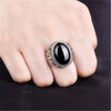 2021 Trendy Silver 925 Ring For Men Jewelry Cool Hollow Flower Male Finger Ring For Wedding Accessorie With Stones