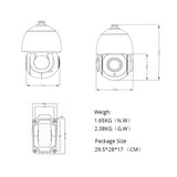 PL XMEYE POE 20X PTZ Dome IP Camera  6MP Outdoor IMX335 Human Optical Zoom IR 60M CCTV Security Waterproof G.Craftsman