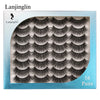 LANJINGLIN 3/5/16 Pairs Multipack Mink Eyelashes Set False Lashes Makeup 3D Mink Lashes False Eyelash Extension Wholesale Lash