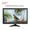 13.3" HD Portable Monitor with HDMI VGA USB AV