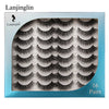 LANJINGLIN 3/5/16 Pairs Multipack Mink Eyelashes Set False Lashes Makeup 3D Mink Lashes False Eyelash Extension Wholesale Lash