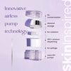 best rated retinol night cream pump technology by Skininspired