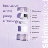 best rated retinol night cream pump technology by Skininspired