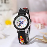 Fun Cartoon Car Themed Children Watches Cartoon Watches Silicone Quartz Wristwatch Birthday Gift Kid Girl Boy Watch Reloj