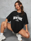 Shirts for Women 1968 The New York Is Young Woman Tshirts Oversize Creativity Streettshirt Short Sleeve Clothes