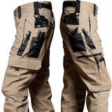 New Men's Tactical Work Pants Outdoor Waterproof Cargo Trousers Casual Multi-pocket Wear-Resistant Outdoor Training Trousers