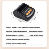 SINMARK Wireless Portable Receipt Printer Bluetooth Thermal Bill Printer 80mm Receipt Printer Support iOS Android Windows