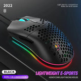 6400 DPI Ergonomic Wired RGB Gaming Mouse