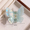 Butterfly Hair Clip Sweet Fairy Hairpin Clip Back Of Head Crab Hair Clips Women Girl Princess Shark Clip Resin Hair Accessories