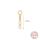 CANNER 925 Sterling Silver 2022 New Pettie Charms Beads Pendant For Hoop Earring Spare Part Accessories Trendy Jewelry For Women