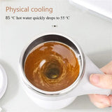 Automatic Stirring Cup Mug Rechargeable Portable Coffee Electric Stirring Stainless Steel Rotating Magnetic Home Drinking Tools