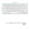 Hot Ultra-Slim 78 Keys Wireless Bluetooth-Compatible Keyboard For Air For Ipad Mini Keyboards For Mac Computer PC Macbook