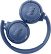 JBL Tune 510BT: Wireless On-Ear Headphones with Purebass Sound - Blue, Medium