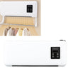 Electric Wall Heater 1500W ABS Wall Mounted Space Heater Fast Heating and Cooling Machine with Remote Control Towel Drying Rack