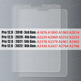 2Pcs Tempered Glass Screen Protector Cover For iPad Air 5 4 Pro 11 12.9 Ipad 9th 10th 8th 7th 6th 5th Gen Mini 6 5 4 9.7 Film