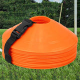 50/10Pcs Soccer Cones Flexible Sports Cones Heavy Duty Field Cone Markers for Kid Agility Exercise Obstacles Avoiding Training