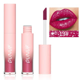 New Matte Glitter Liquid Lipstick Diamond Shiny Lip Gloss Waterproof Long Lasting Pearl Lipgloss Women Lip Tint Makeup Cosmetics