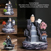 1PC Office Backflow Aroma Smoke Zen Censer Holder Incense Burner Mountains River Waterfall Fragrance Fireplace