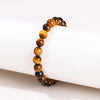 JD High Quality Natural Yellow Tiger Eye Stone Beaded Bracelet Women Men Handmade Yoga Meditaton Couple Healing Lovers Bangles